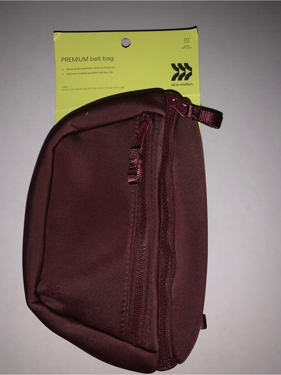 all in motion Handbags - all in motion Burgundy Belt Bag